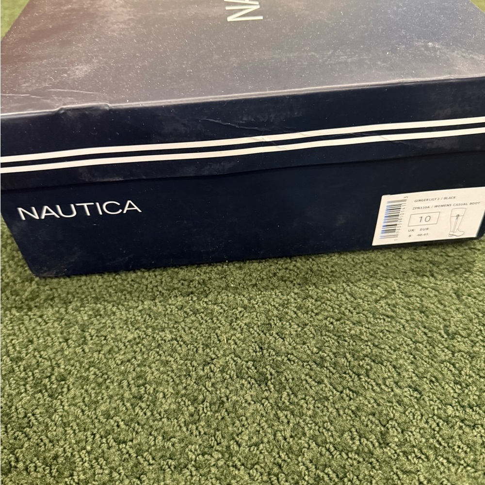 Nautica Black Boots size 10 NIB Ginger Lily 2 - Picture 4 of 7